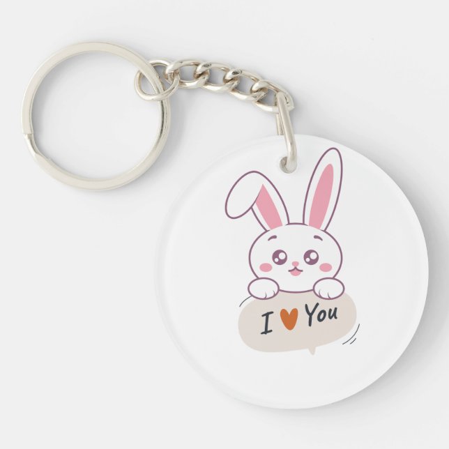 Porte-clefs Chaîne acrylique (Devant)