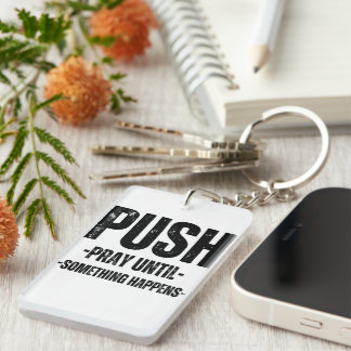Porte-clefs chaîne de clés personnalisée en acrylique motivant