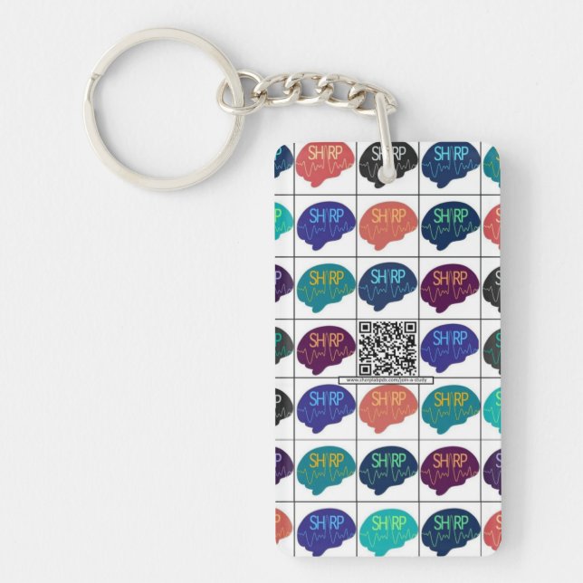 Porte-clefs Chaîne de clés QR (Devant)