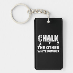 Porte-clefs Chalk L'autre escalade White Powder Rock