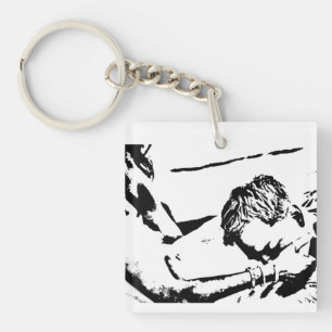 Porte-clefs Challengers Art et Tashi Clear (Milieu)