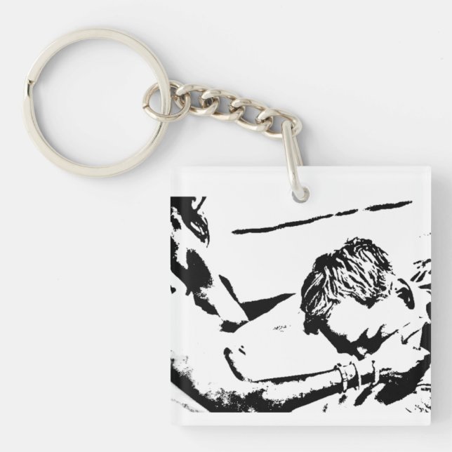 Porte-clefs Challengers Art et Tashi Clear (Milieu) (Devant)