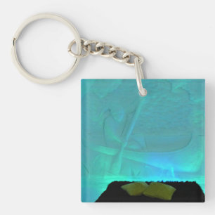 Porte-clefs Chambre de canot à l'Hôtel de Glace, Québec, Canad