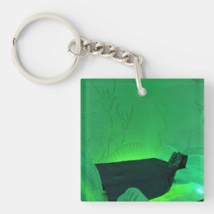 Porte-clefs Chambre d'Elk à l'Hôtel de Glace, Québec, Canada
