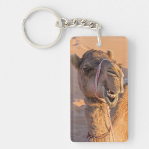 Porte-clefs Chameau avec une expression faciale drôle - Oman