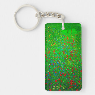 Porte-clefs Champ de pavot Gustav Klimt
