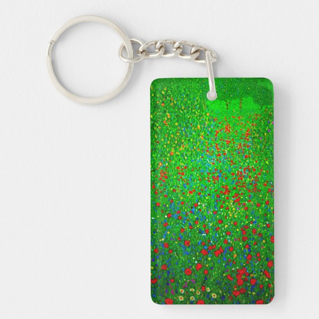 Porte-clefs Champ de pavot Gustav Klimt (Devant)