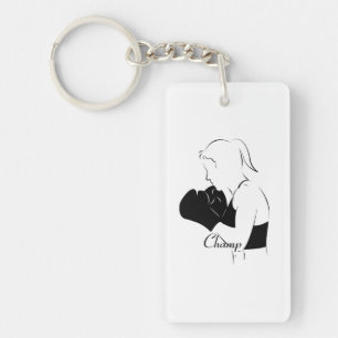 Porte-clefs Champ Femme Boxer