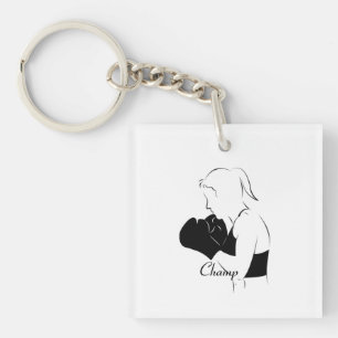 Porte-clefs Champ Femme Boxer