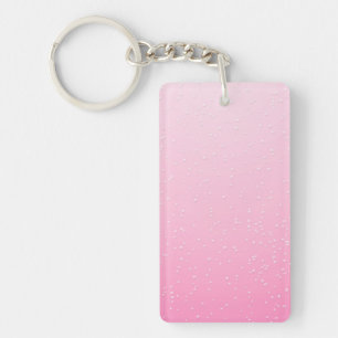 Porte-clefs Champagne rose avec minuscules bulles Art Arrière 