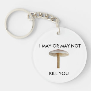 Porte-clefs Champignon drôle