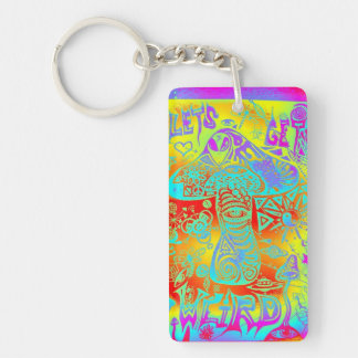 Porte-clefs champignon trippy