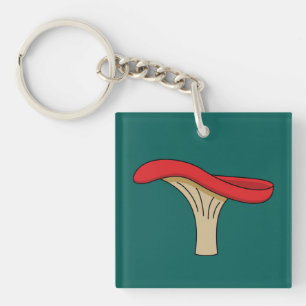Porte-clefs Champignons rouges caricaturés