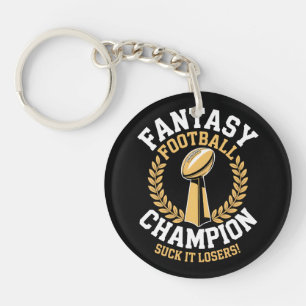 Porte-clefs Champion de football fantastique