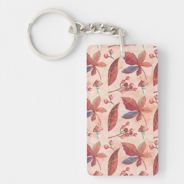 Porte-clefs Champs de fleurs (Devant)