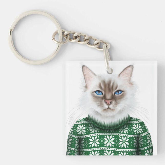 Porte-clefs Chandail de chat de Kitty (Devant)