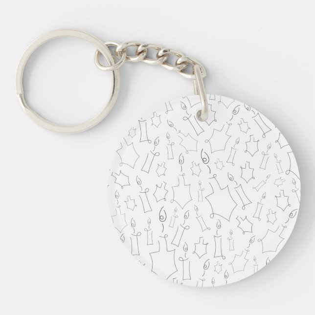 Porte-clefs Chanoukah (Devant)