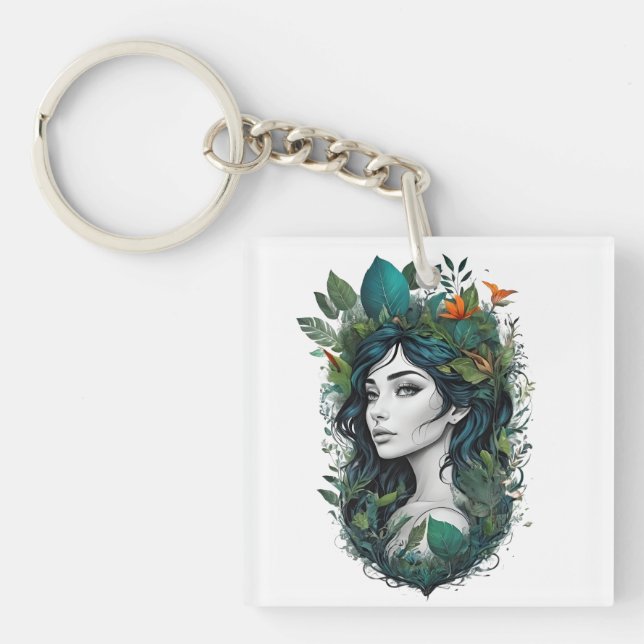 Porte-clefs chanson forestière (Devant)