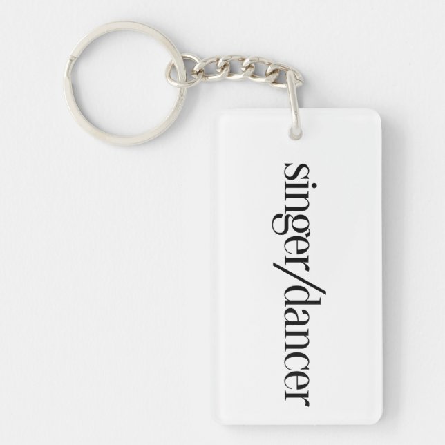 Porte-clefs Chanteur Danseur Performeur (Devant)