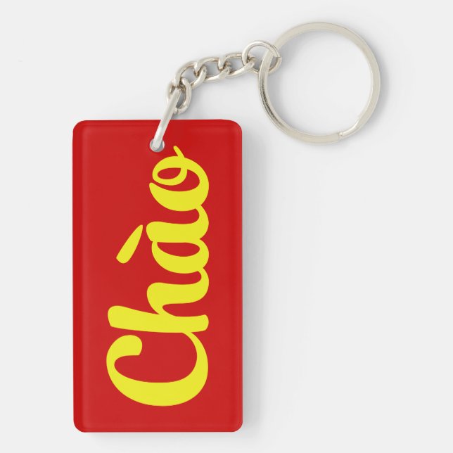 Porte-clefs Chào / Hello ~ Vietnam / Vietnamien / Tiêt Viêt (Dos)