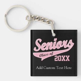Porte-clefs Chaque année, niveau supérieur Pink/Black Graduati