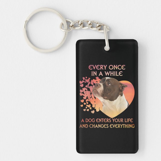 Porte-clefs Chaque Fois Dans L'Atmosphère Pendant Que Le Chien (Devant)
