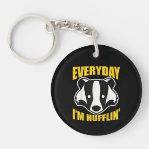 Porte-clefs Chaque jour je suis en train de Huffler Huffle Mig