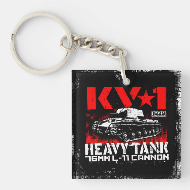 Porte-clefs Char lourd soviétique KV-1 (Devant)