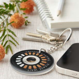 Porte-clefs Chargement de caféine