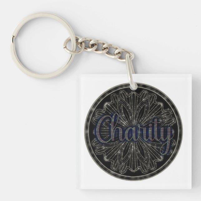 Porte-clefs Charité de la vertu Mandala (Devant)