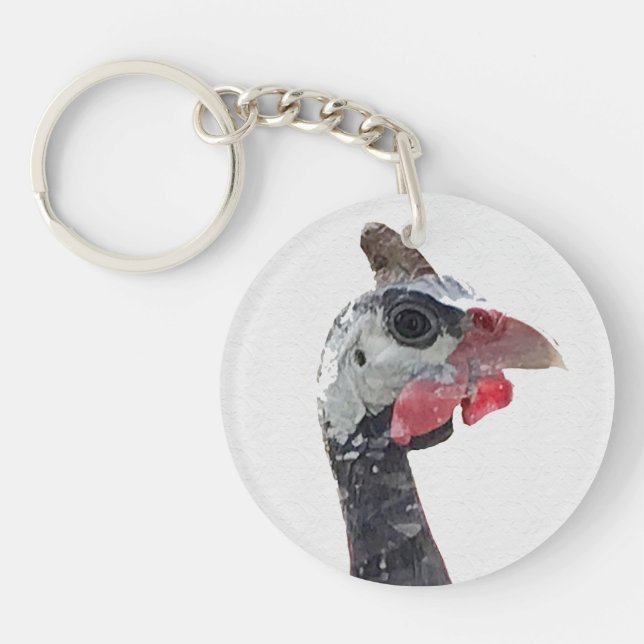 Porte-clefs Charlie Round double face (Devant)