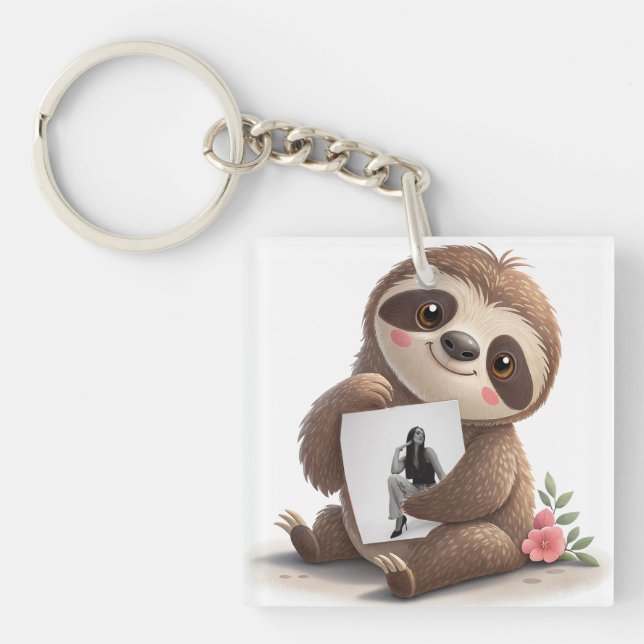 Porte-clefs Charmante Sloth (Devant)