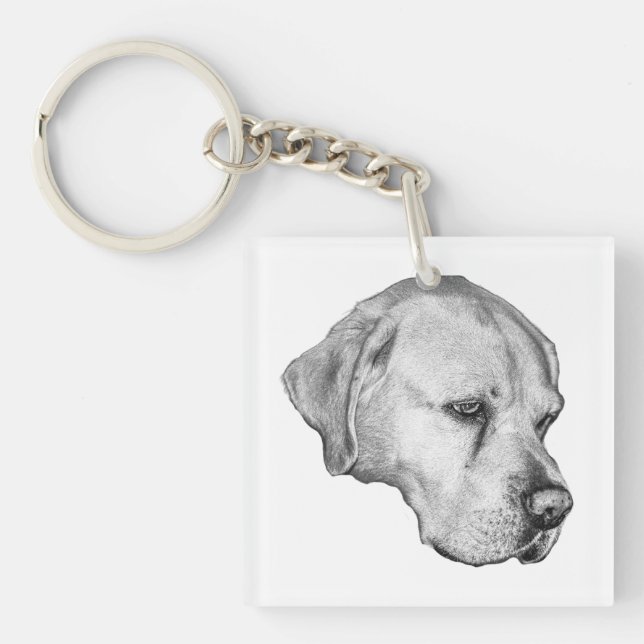 Porte-clefs Charme de profil de poche (Devant)