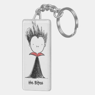 Porte-clefs Charme de sac Vampire Mignon Moralement Gris Il Mo