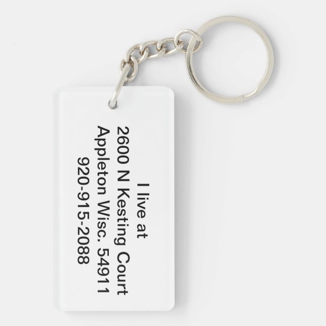 Porte-clefs Chasse (Dos)