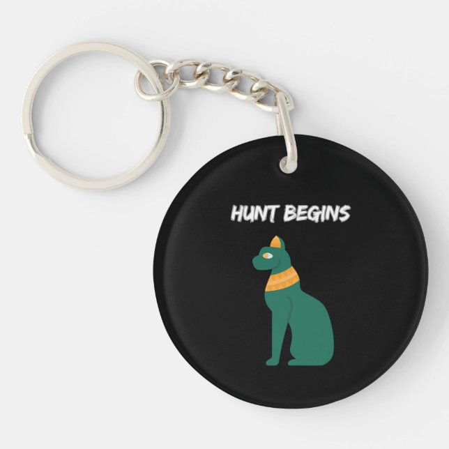 Porte-clefs Chasse commence le Porte - clé (Devant)