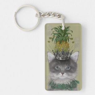 Porte-clefs Chat à ananas