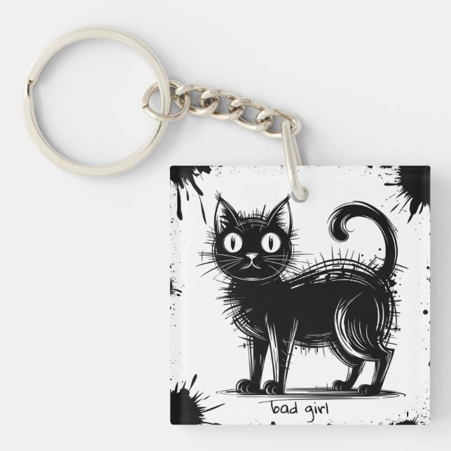 Porte-clefs Chat à Doodle (Devant)