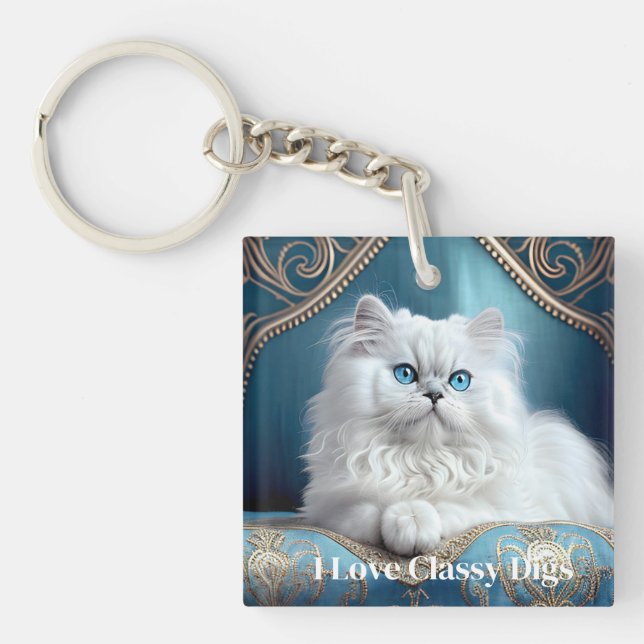 Porte-clefs Chat classique (Devant)
