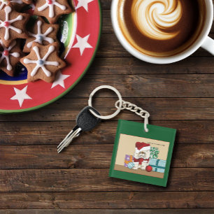 Porte-clefs Chat de Noël Perse