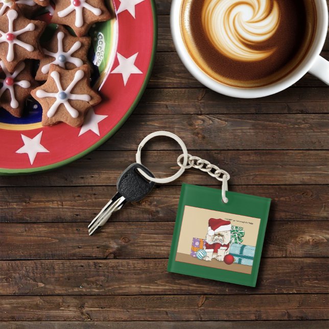 Porte-clefs Chat de Noël Perse (Créateur téléchargé)