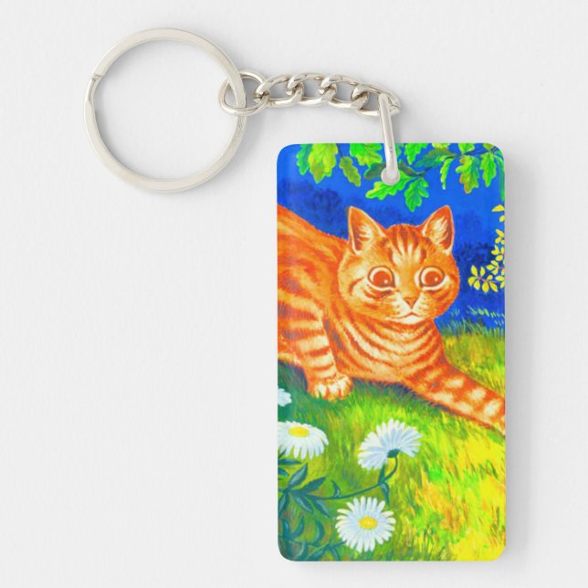 Porte-clefs Chat de nuit (Devant)