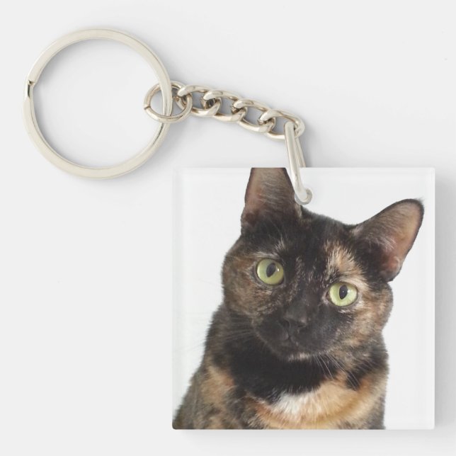 Porte-clefs Chat d'écaille (Devant)