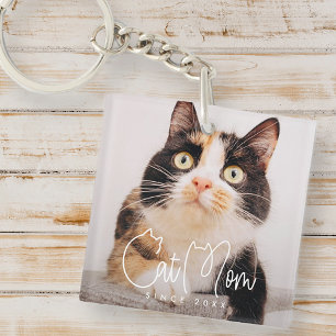 Porte-clefs Chat Maman Moderne Chic Jouer et amusant Photo per