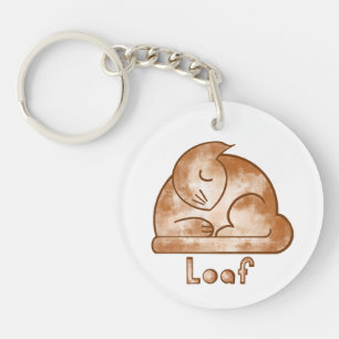 Porte-clefs Chat Pain