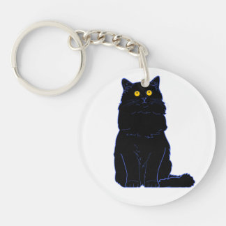 Porte-clefs Chat(s) noir(s) Essential T-ShirtBlack Chat visage