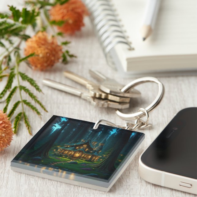 Porte-clefs Château de la Clairière Elfique (Devant Droit)