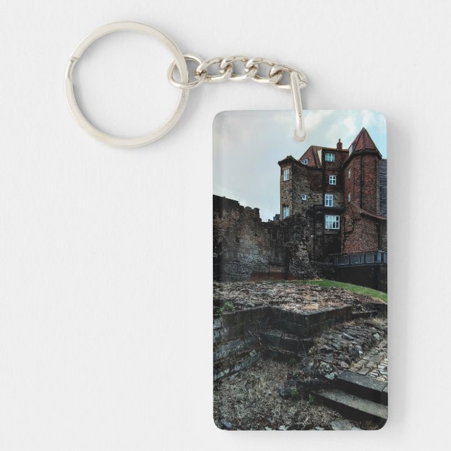 Porte-clefs Château de Newcastle, ruines (Devant)