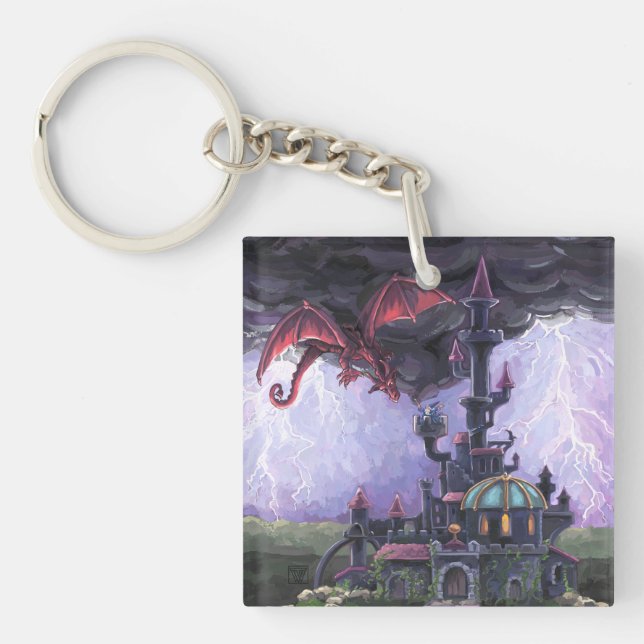 Porte-clefs Château du Dragon (Devant)