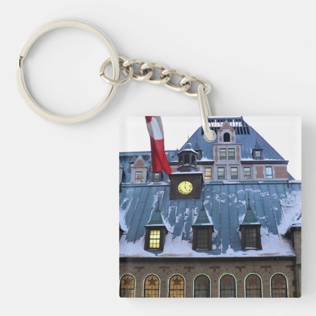 Porte-clefs Château Frontenac, Québec, Canada (Devant)